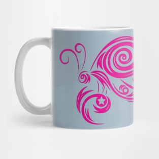 Pink Butterfly Mug